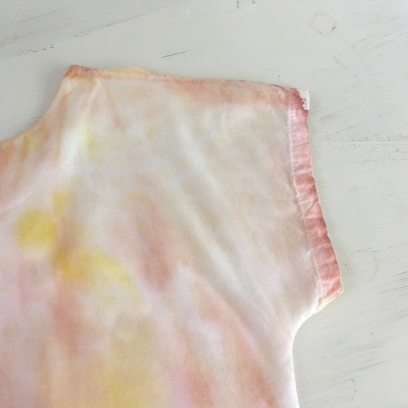 SOLD Watercolor Cropped Vintage Tee - Picture 7 of 8